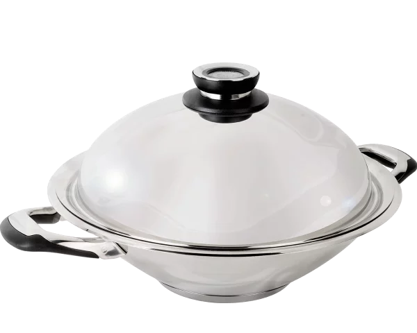 wok inox induction