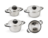 Batterie de cuisine induction en inox 18/10 "Family cook"
