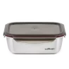 Boîte inox alimentaire rectangulaire 2800ml
