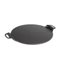 Plat à pizza rond en fonte naturelle 38cm - Lodge