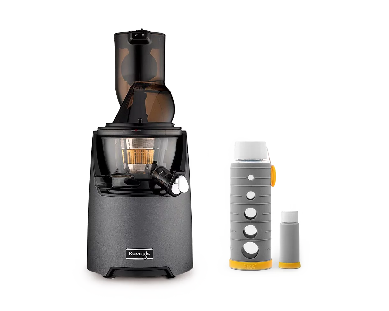 Extracteur de jus EVO820 Anthracite + Gourde de conservation sous vide