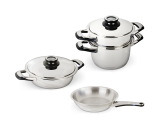 Batterie de cuisine induction en inox 18/10 "La quotidienne"