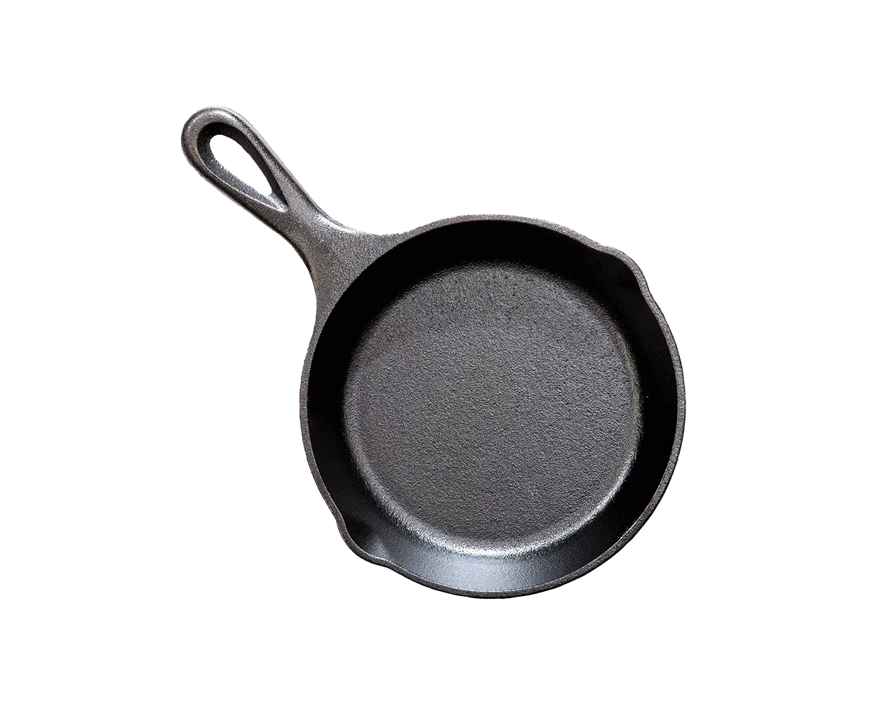 Poêle En Fonte Naturelle 27cm - Sans Revêtement Chimique, Compatible Induction Et Gaz, Cuisson Saine - 4