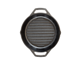 Poêle grill ronde en fonte naturelle brute 30cm - LODGE