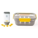Pompe électrique de mise sous vide + 5 valves + boite verre 1050ml - PIKA