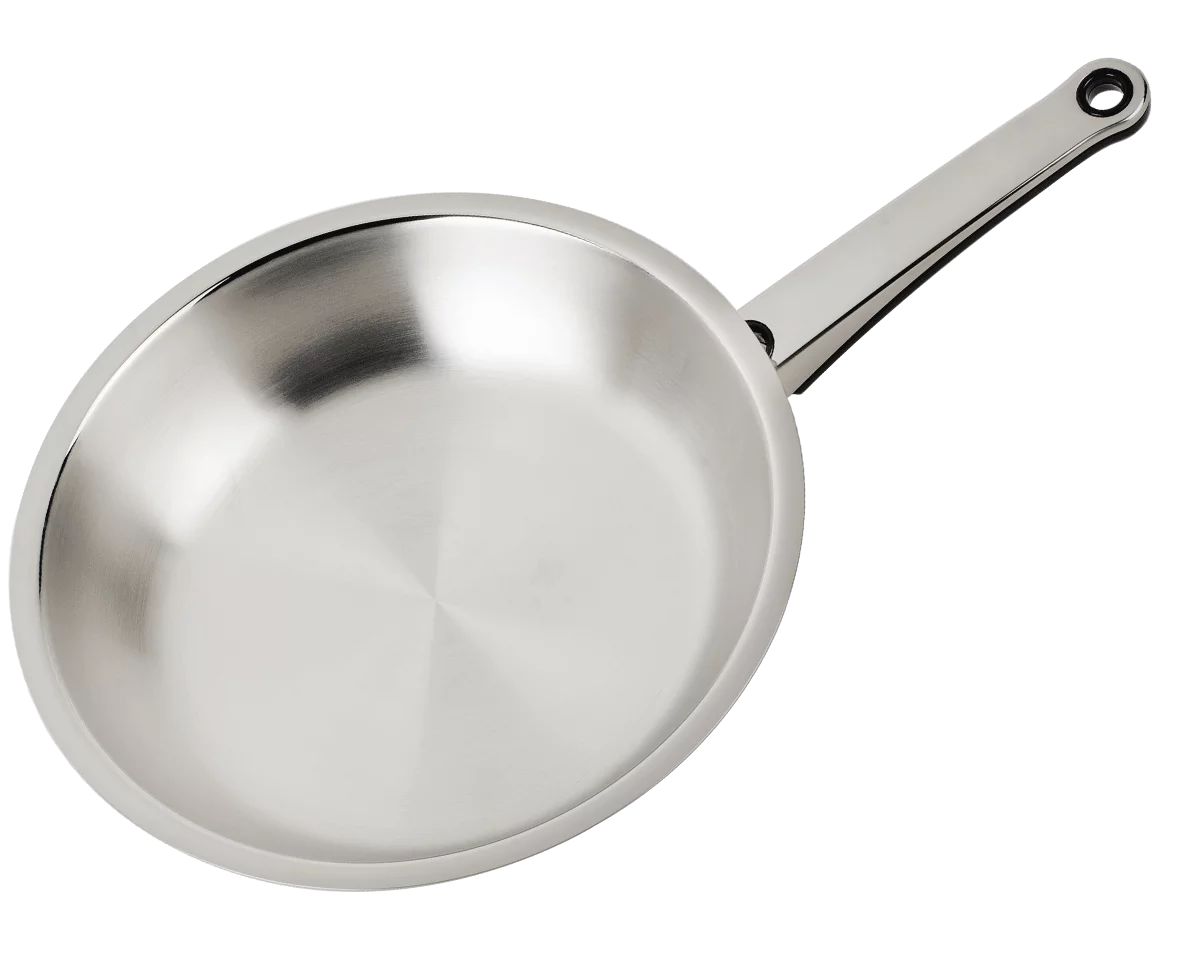 Poêle induction en inox 18/10 - Diamètre 28cm - Ecovitam