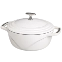 Cocotte fonte émaillée 4,2L - Blanche - Lodge