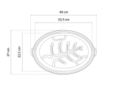 cocotte roaster 508 dimensions intérieures