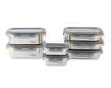 7 boites alimentaire inox : 260, 820 & 1200ml