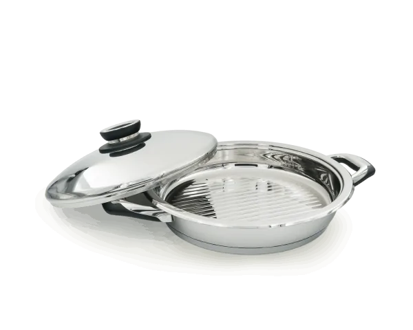 poêle grill inox induction