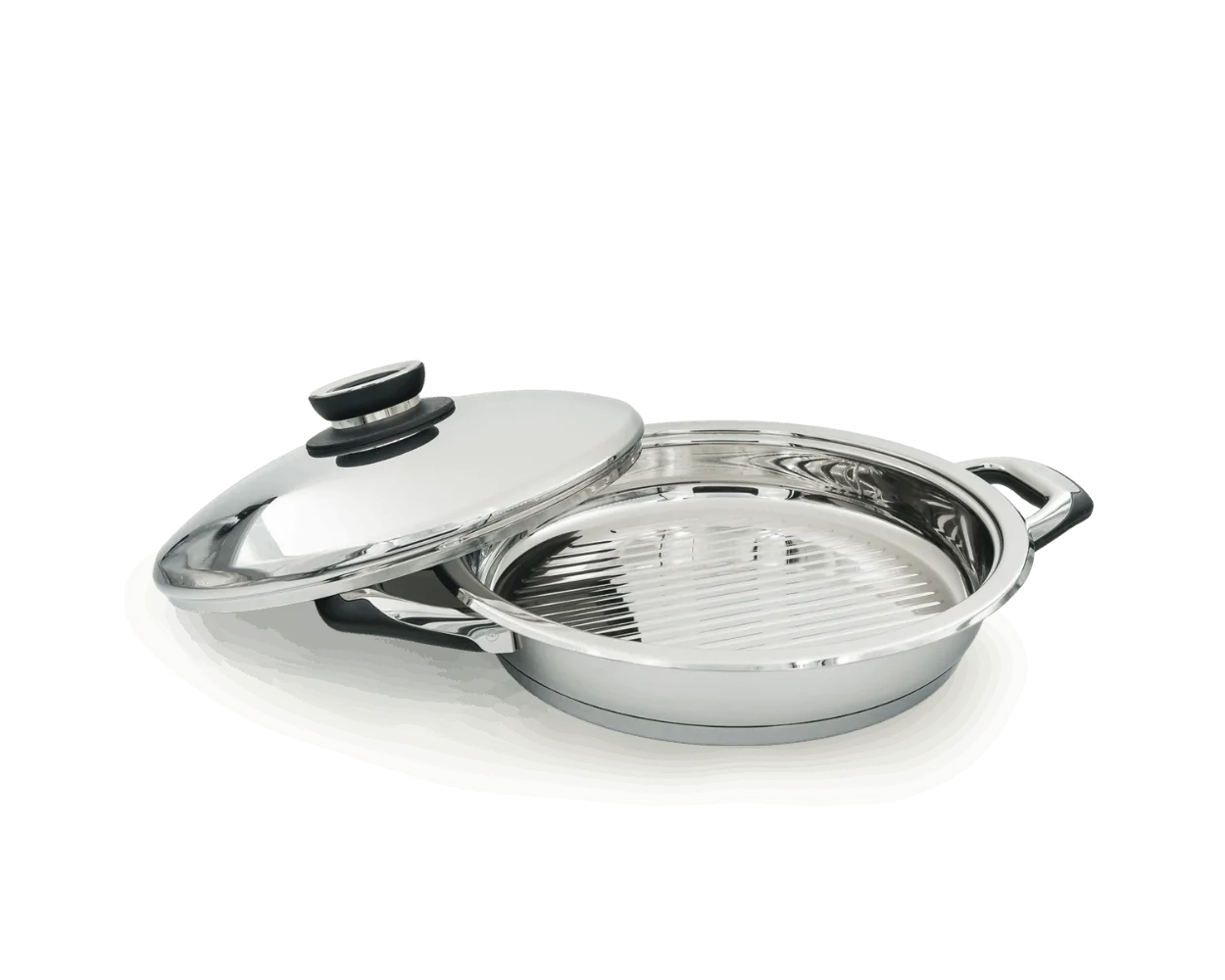 poêle grill inox induction