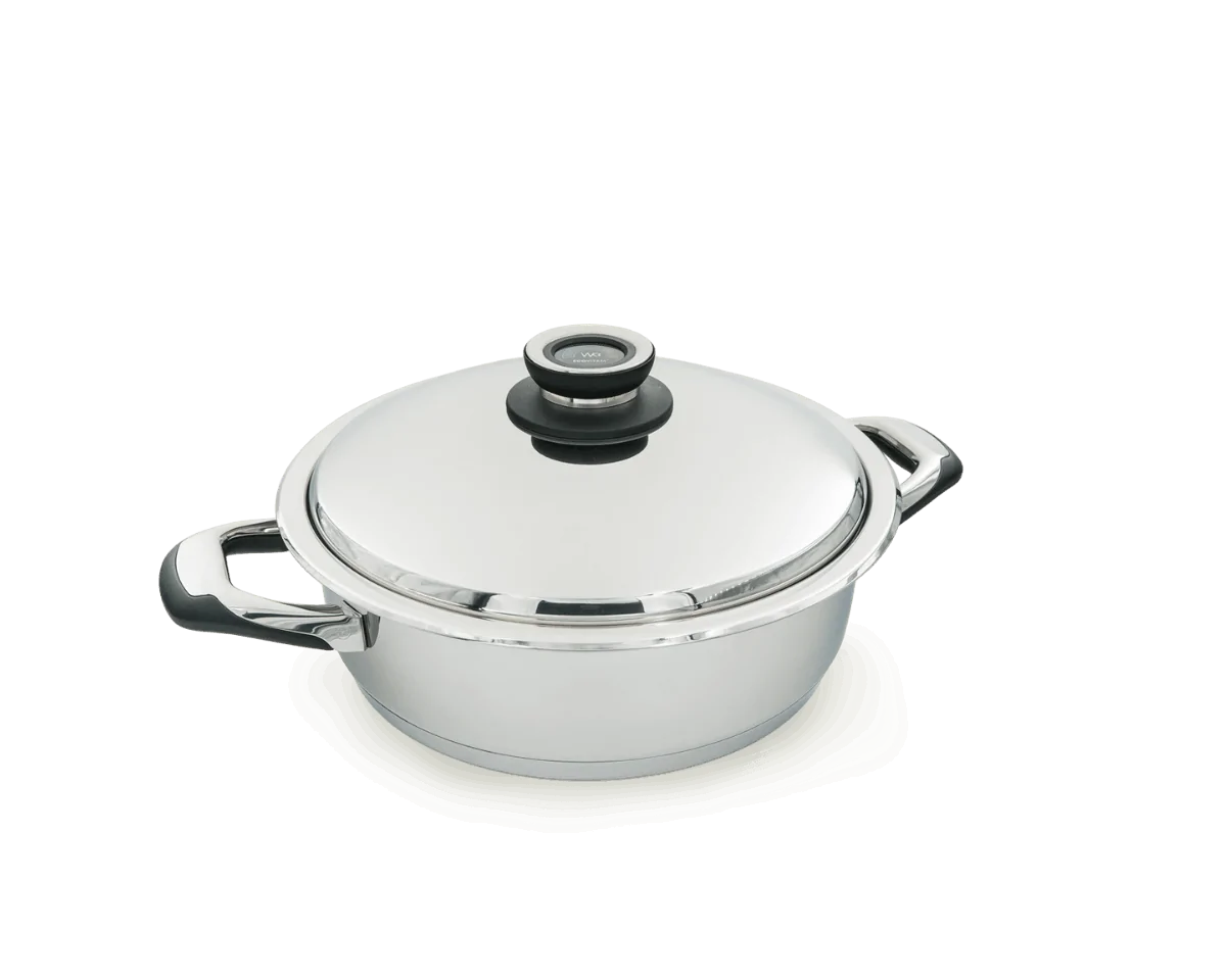 Sauteuse induction en inox - Diamètre 28cm - Ecovitam