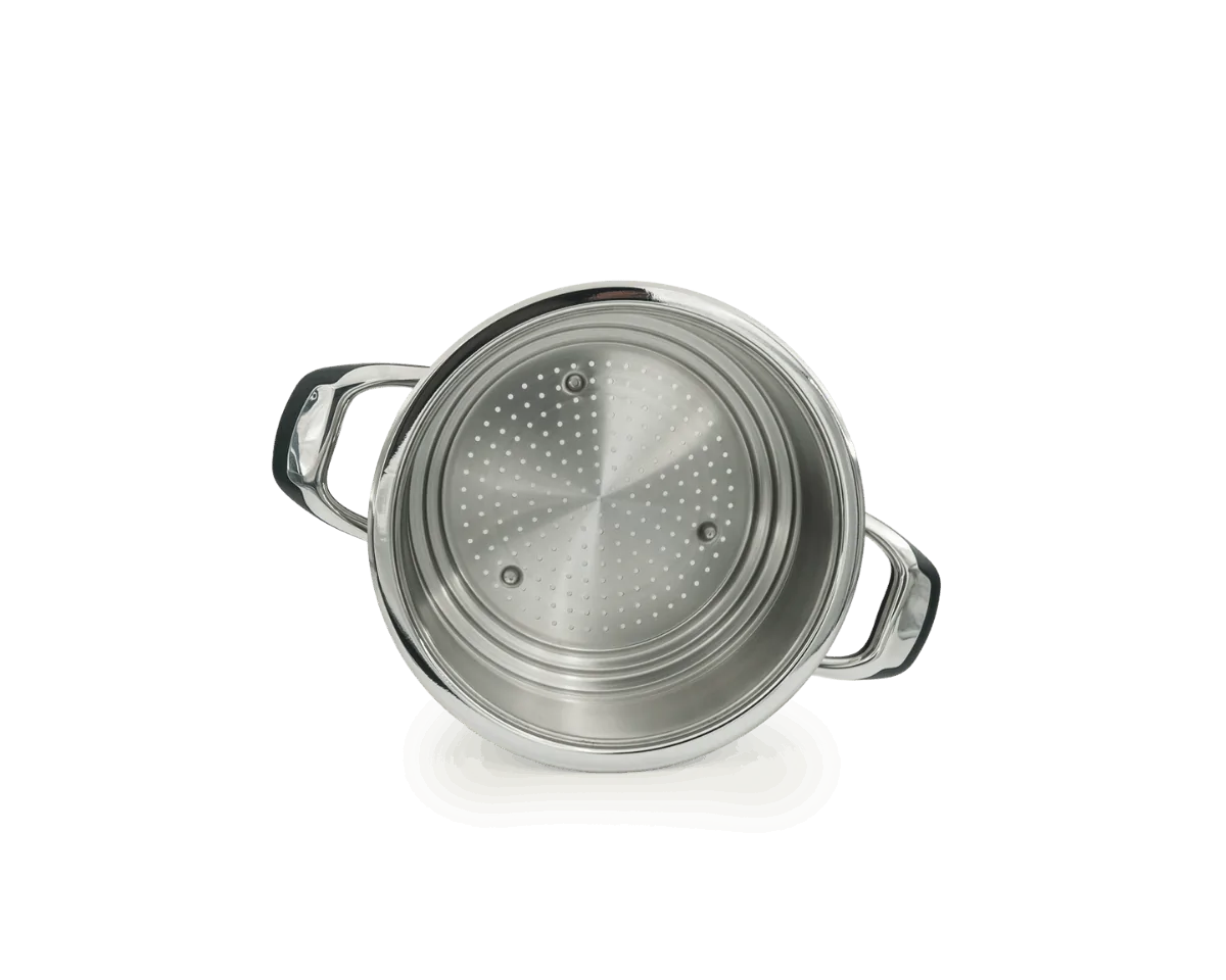 Insert pour cuisson vapeur en inox 18/10 - 20cm - Ecovitam