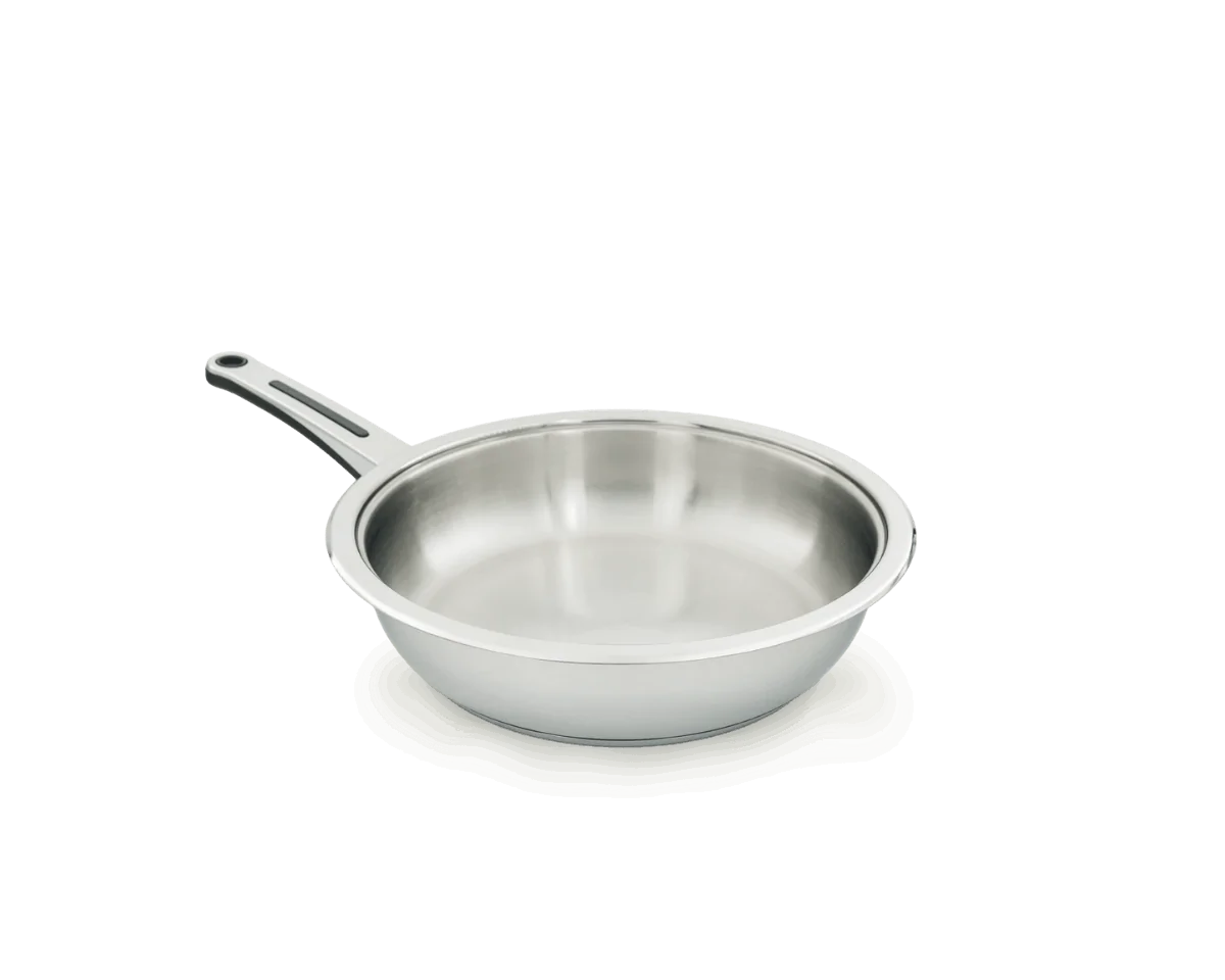 Poêle induction en inox 18/10 - Diamètre 24cm - Ecovitam
