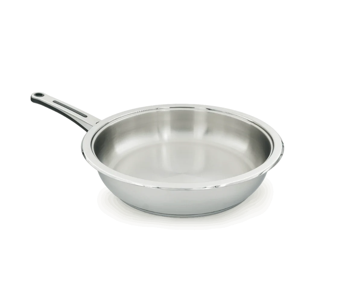 Poêle induction en inox 18/10 - Diamètre 28cm - Ecovitam