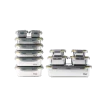 lot de 12 boites conservation alimentaires inox lot de 12 boites conservation alimentaires inox