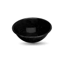Grand bol pour soupe en acier émaillé 18cm - Noir - Graniteware
