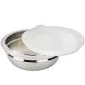Bol en inox 18/10 avec couvercle - 24cm - Ecovitam