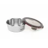 boite ronde en inox
