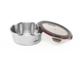 boite ronde en inox
