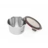 boite ronde inox alimentaire