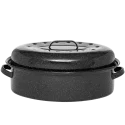 Cocotte Roaster Américaine - Grand format - Graniteware