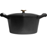 Cocotte en fonte naturelle "Made in USA" - Diamètre 24cm - FINEX USA
