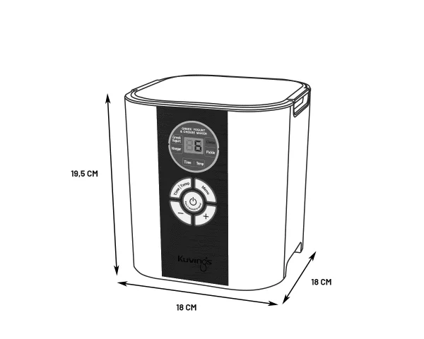 yaourtière grande capacité 2 L kuvings yaourtière grande capacité 2 L kuvings