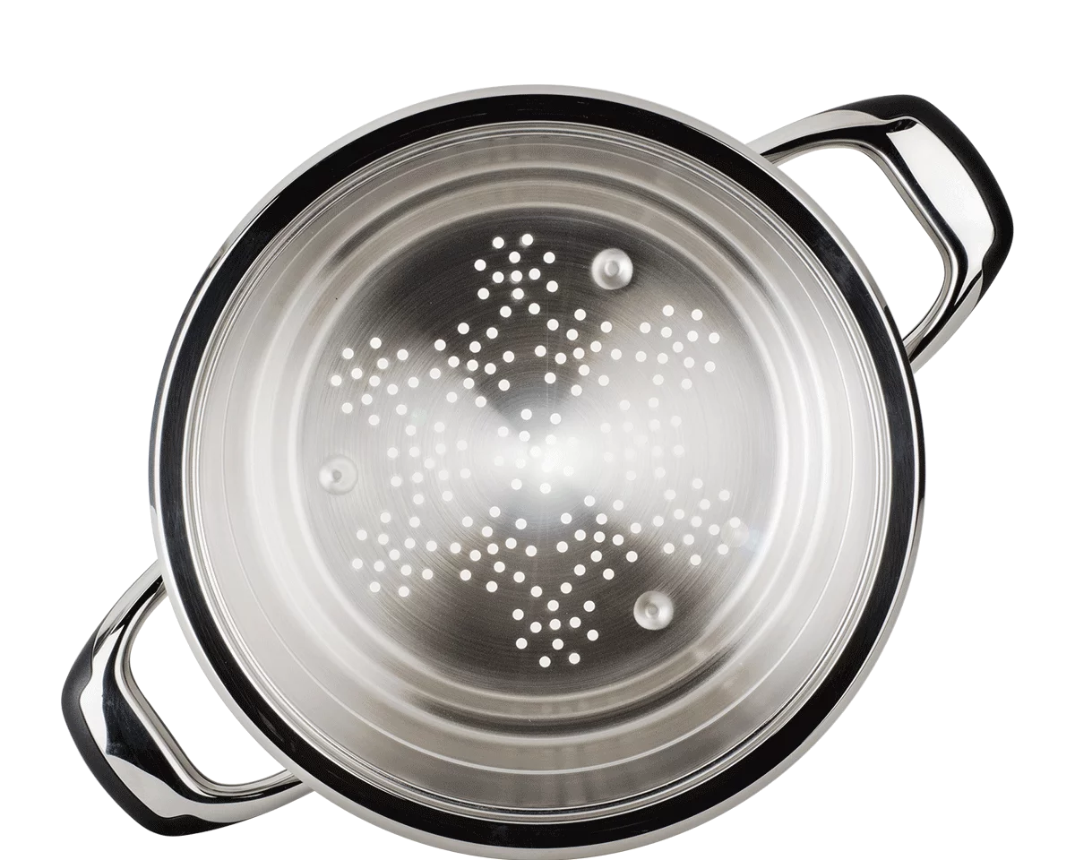 Insert pour cuisson vapeur en inox 18/10 - 20cm - Ecovitam