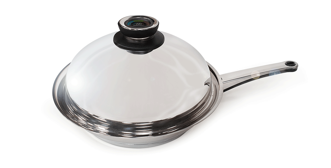 dome de cuisson poele inox