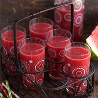 jus de fruits rouges