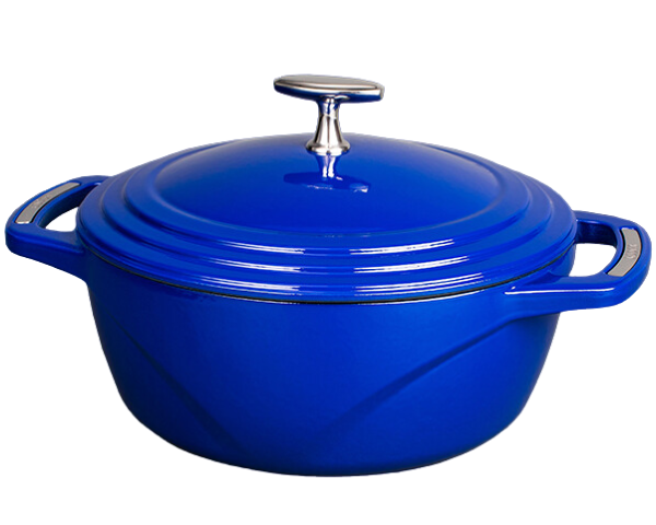 Ancien Caquelon Cocotte Fondue Le Creuset Vintage Fleurs 60s Émaillée