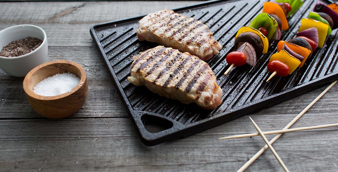 Grill beef fonte émaillée L 37 x l 22 cm