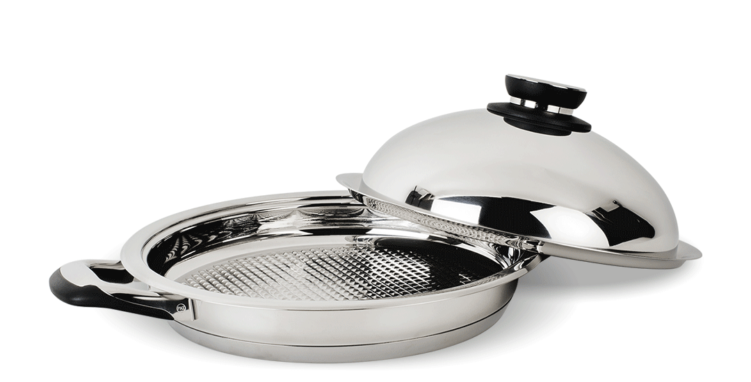 poele grill et couvercle dome