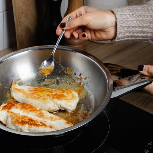 couvercle inox 24 cm