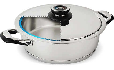 couvercle inox sauteuse 28 cm