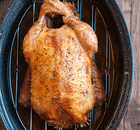 cocotte roaster avec grille 