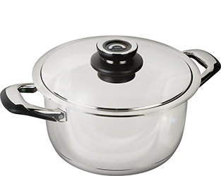 Faitout inox 18/10 - 6L -Ø24cm