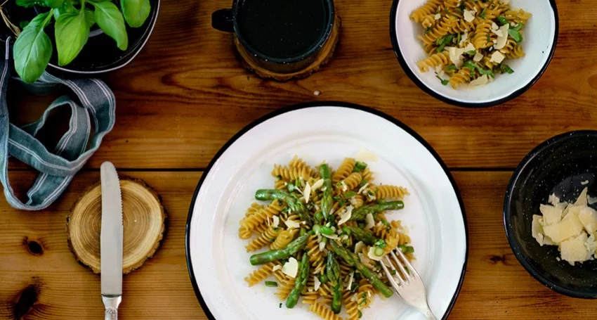 Les Pâtes aux Asperges de la maman de Benjamin