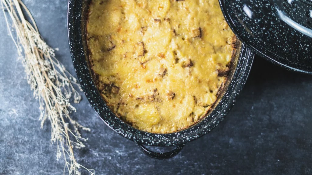 Gratin de panais crémeux