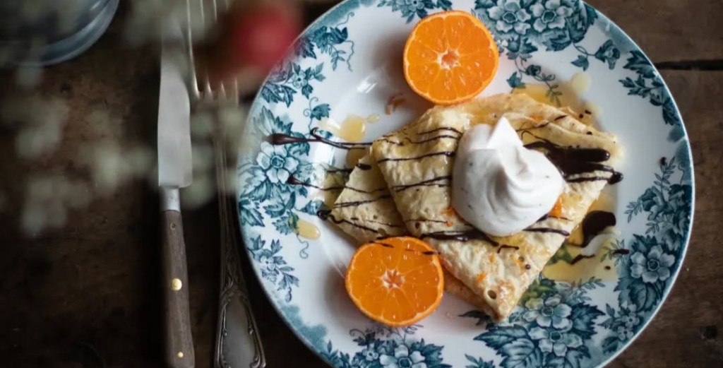 Crêpe Suzette à la fonte