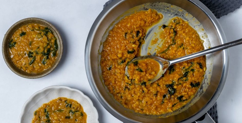 Recette lentilles curry coco 