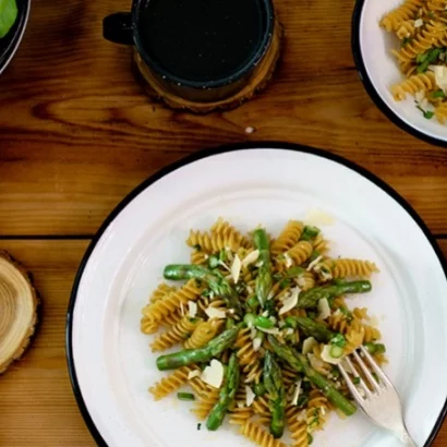 Les Pâtes aux Asperges de la maman de Benjamin