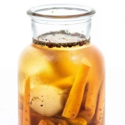 Pickles de carottes et petits oignons