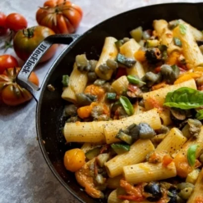 Poêlée de Pâtes aux Légumes d’été