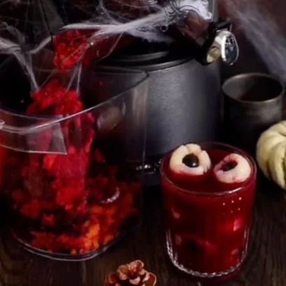 Cocktail d'Halloween à base de betteraves