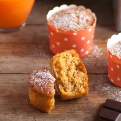 Muffins « express » à la carotte, vanille et clémentine