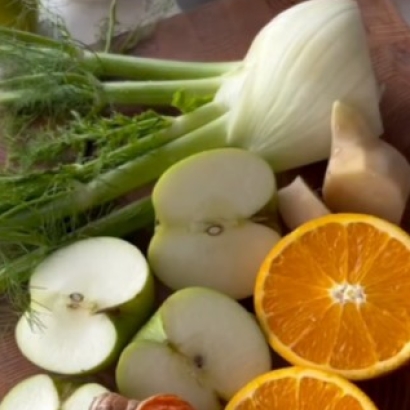 Un concentré de vitalité : le jus carottes, fenouil et orange à l'extracteur 
