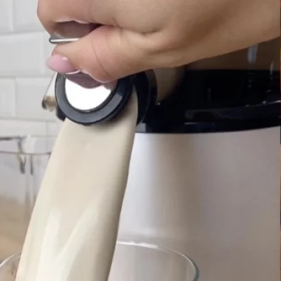 Lait végétal maison aux noisettes
